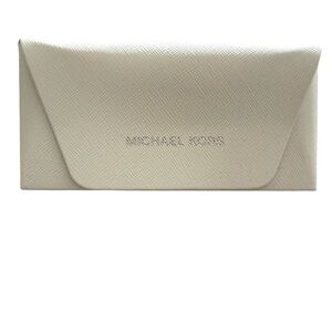 Michael Kors Cream Sunglasses Case Hard Shell Cleaning Cloth Included